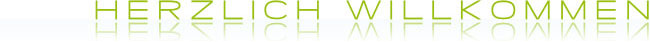 herzlich willkommen